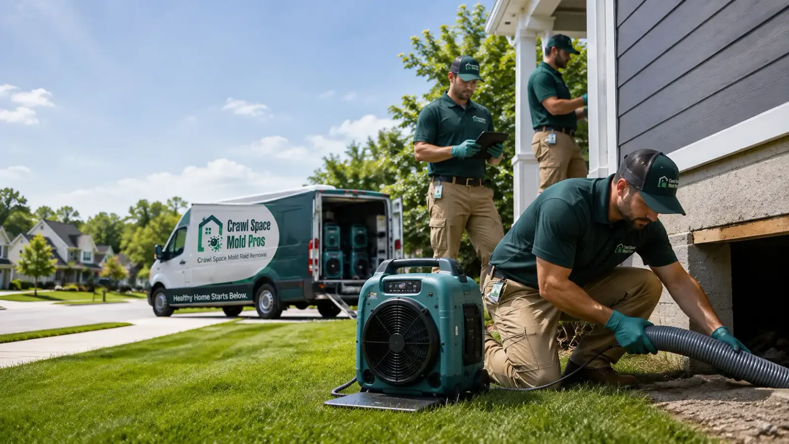 Crawl Space Mold Removal in Lachine, MI